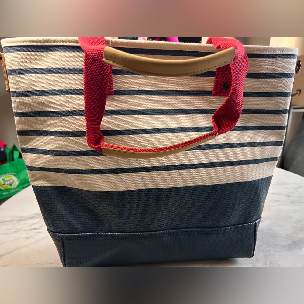 L.L.Bean Nor'easter Large Canvas Weatherproof Tote Bag navy - Water Resistant